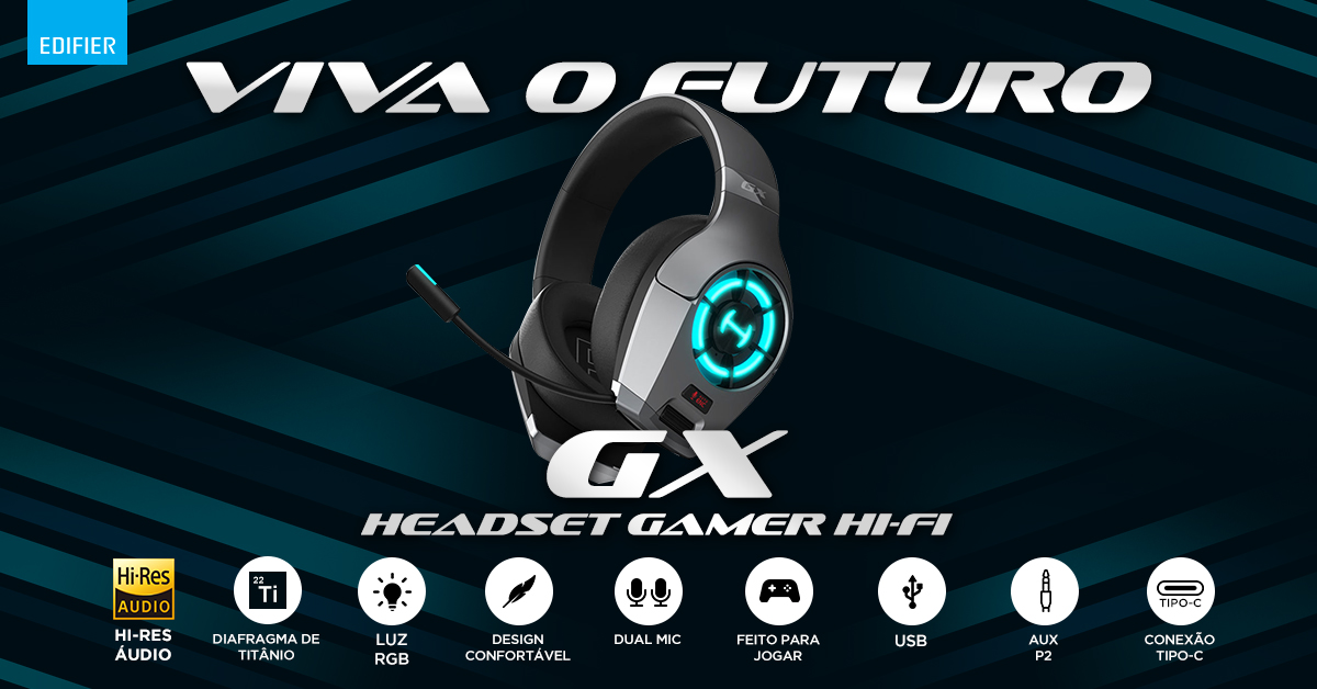Headset Gamer EDIFIER GX
