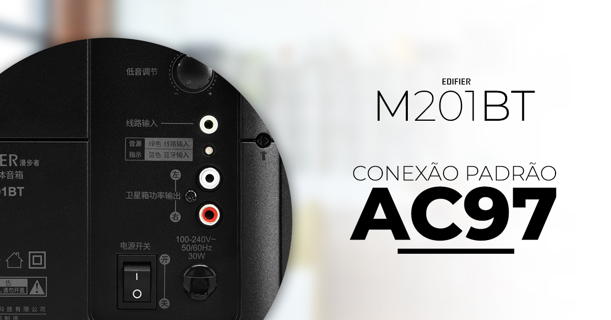 Caixa de som Bluetooth M201BT EDIFIER