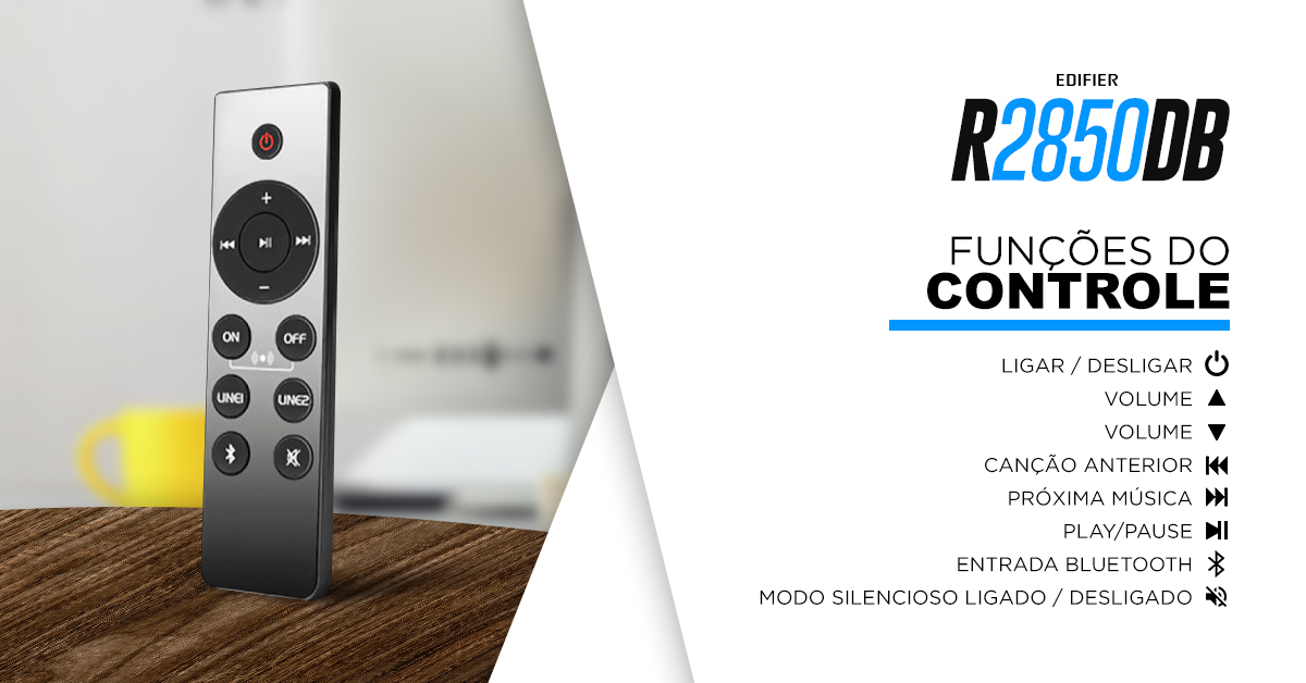 Monitor de áudio bluetooth EDIFIER R2850DB