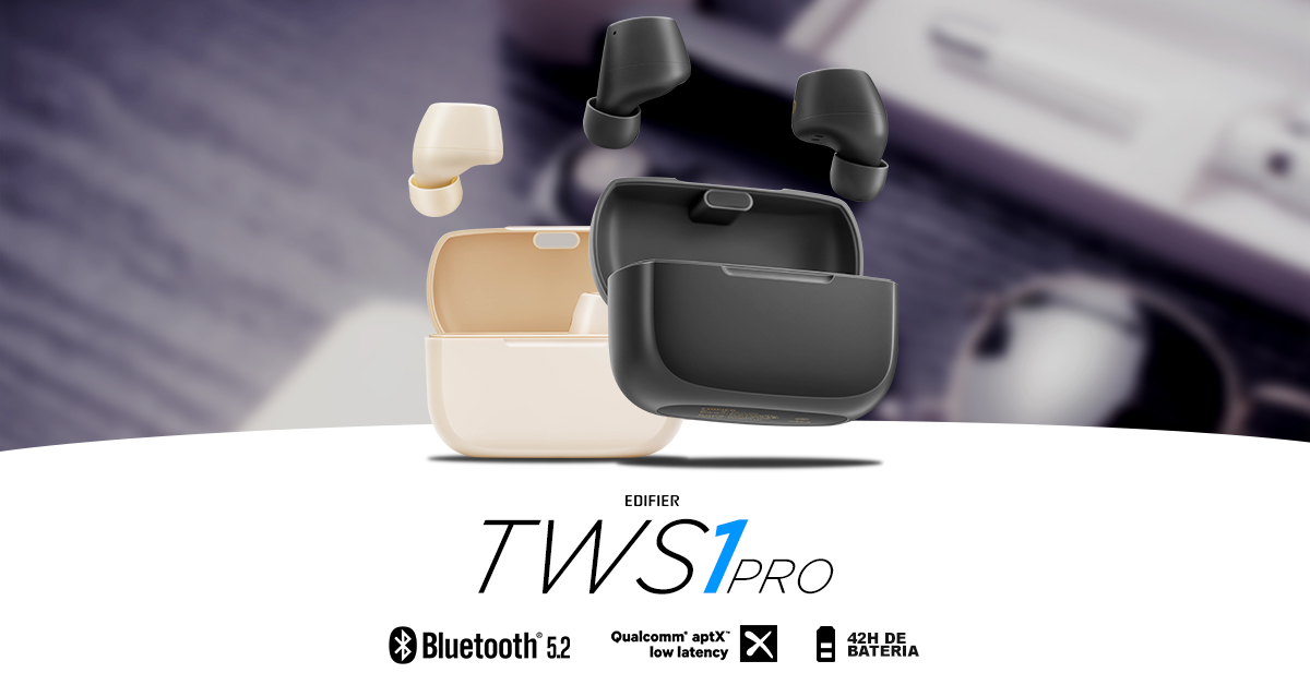Fone bluetooth in ear TWS1 pro EDIFIER