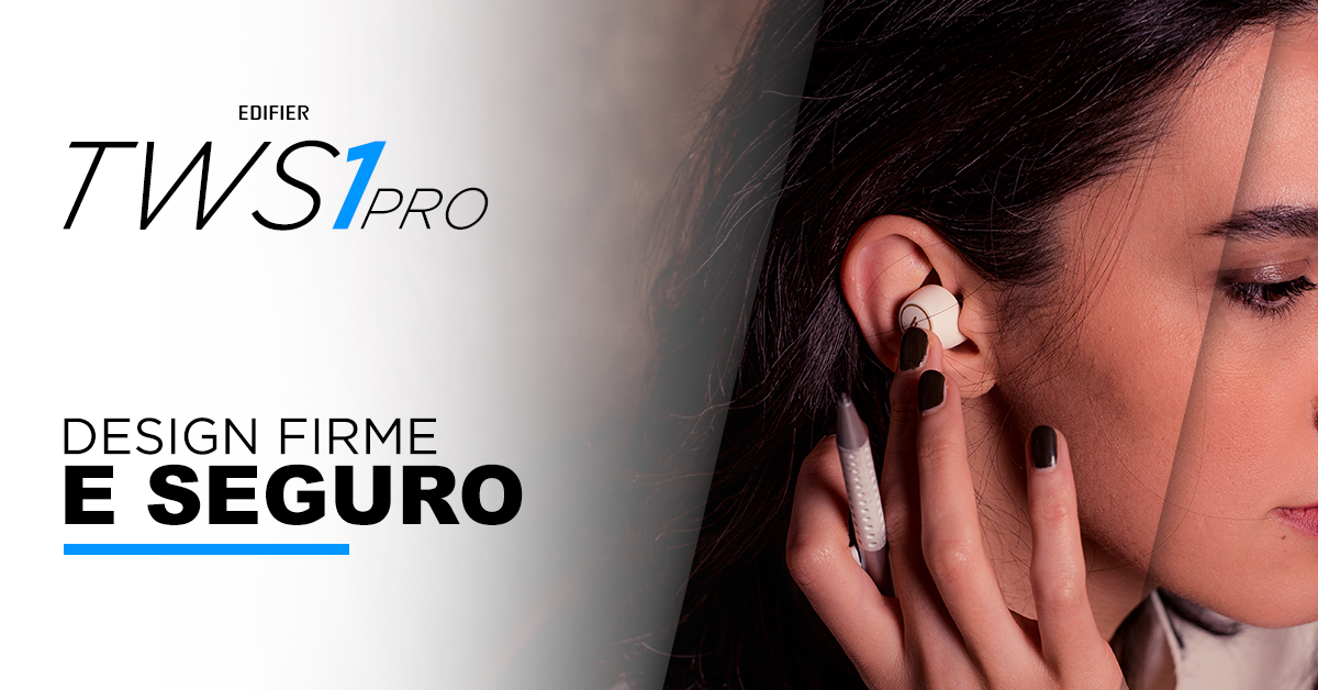 Fone bluetooth in ear TWS1 pro EDIFIER