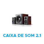 Caixa de som com subwoofer