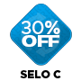 Selo C 50% de desconto